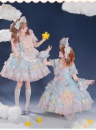 Mademoiselle Pearl Sanrio Little Twin Stars Blouse JSK and One Piece(Reservation/Full Payment Without Shipping)